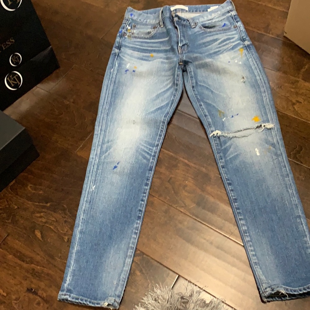 Moussy paint splatter vintage denim 27